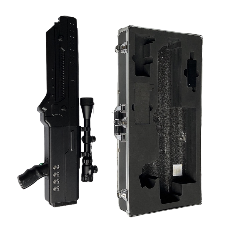  红花岗手持便携式枪型低空防御反制四通道A型