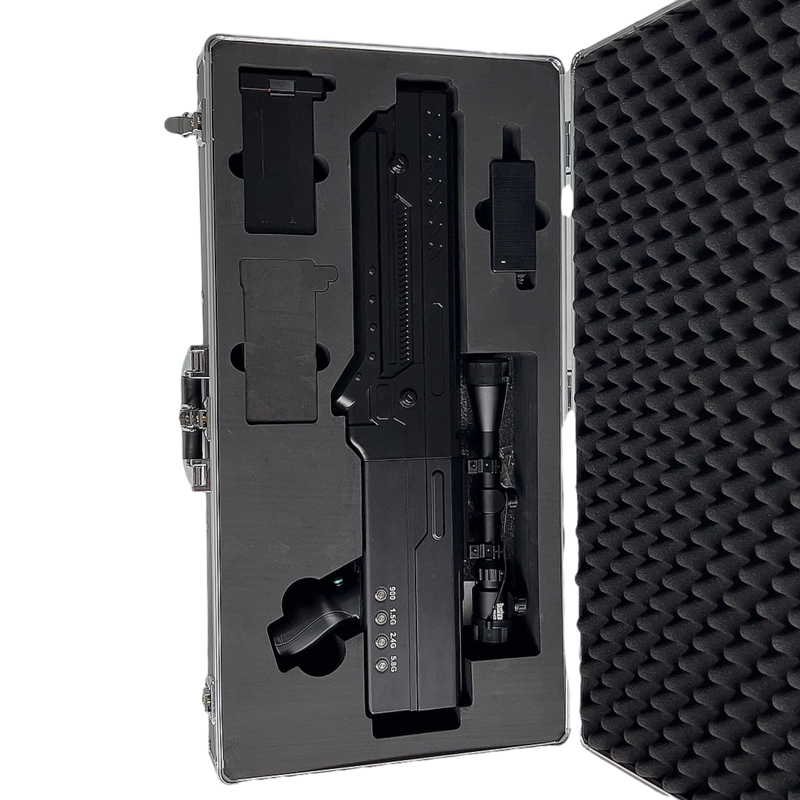  红花岗手持便携式枪型低空防御反制四通道B型