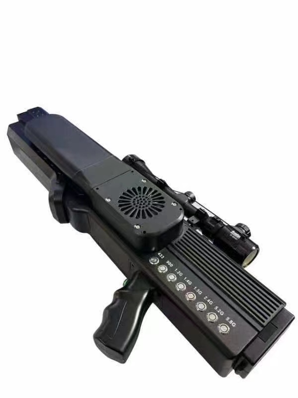  红花岗手持便携式枪型低空防御反制八通道